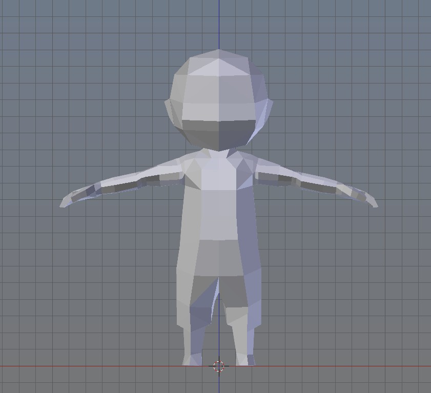 Unnamed low poly character preview image 3